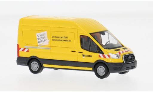 Miniature Ford Transit Kasten 2014 Leonhard Weiss 1/87 Busch