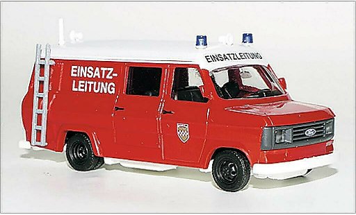 Ford Transit Bus 1/87 Busch Break Pompiers Hamm 1965 miniature