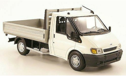 Ford Transit Pritsche 1/43 Minichamps plateau blanche 2000 miniature