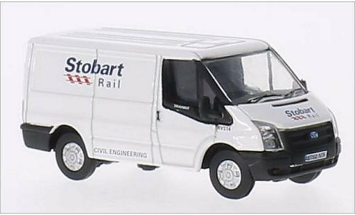 Ford Transit Kastenwagen 1/76 Oxford RHD Stobart Rail miniature
