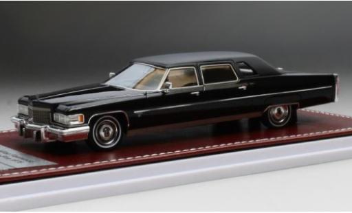 Miniature Cadillac Fleetwood 1/43 GIM   Great Iconic Models 75 noire/matt-noire 1976 Cadillac Fleetwood 1/43 GIM   Great Iconic Models 75 noire/matt-noire 1976 miniature