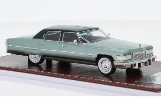 Miniature Cadillac Fleetwood 1/43 GIM   Great Iconic Models Brougham metallise verte/matt-verte 1976 Cadillac Fleetwood 1/43 GIM   Great Iconic Models Brougham metallise verte/matt-verte 1976 miniature