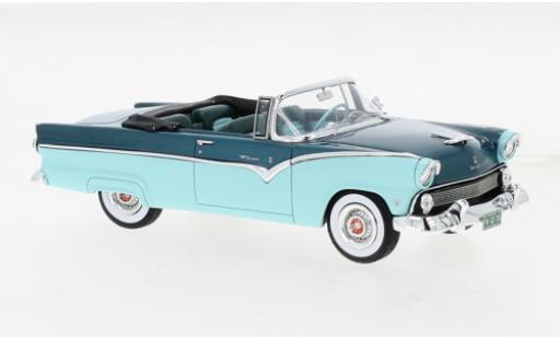 Miniature Ford Fairlane 1/43 GIM   Great Iconic Models Sunliner metallise verte/turquoise 1955 Ford Fairlane 1/43 GIM   Great Iconic Models Sunliner metallise verte/turquoise 1955 miniature