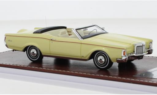 Lincoln Mark 1/43 GIM   Great Iconic Models III Cabriolet jaune 1971 miniature