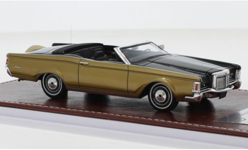 Lincoln Mark 1/43 GIM   Great Iconic Models III Cabriolet noire/gold 1971 miniature