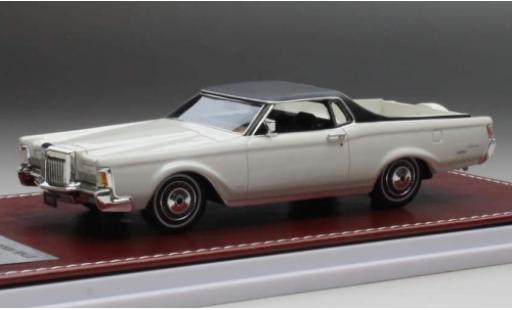 Miniature Lincoln Continental 1/43 GIM   Great Iconic Models Mark III Farm and Ranch Special blanche/noire 1971 Lincoln Continental 1/43 GIM   Great Iconic Models Mark III Farm and Ranch Special blanche/noire 1971 miniature
