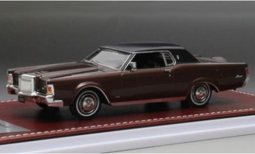 Lincoln Mark 1/43 GIM   Great Iconic Models III metallise marron/matt-noire 1971 miniature