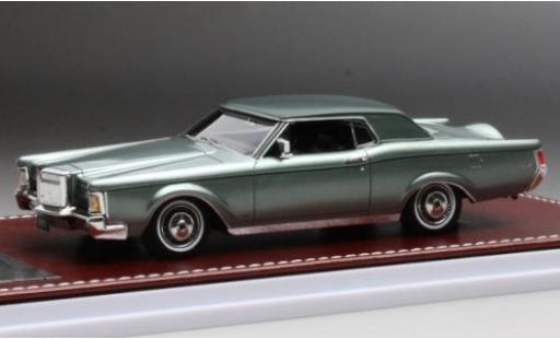 Lincoln Mark 1/43 GIM   Great Iconic Models III metallise verte/matt-verte 1971 miniature