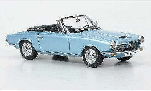 Glas 1300 GT Cabriolet 1/43 Neo bleu 1966 miniature