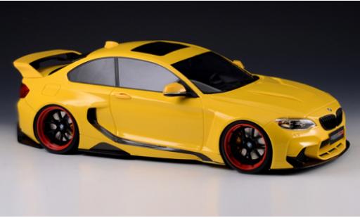 Miniature Bmw M2 1/18 GLM 35i (F22) DarwinPRO MTC Black Sails Widebody jaune 2015 Bmw M2 1/18 GLM 35i (F22) DarwinPRO MTC Black Sails Widebody jaune 2015 miniature