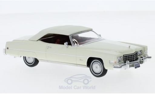 Miniature Cadillac Eldorado 1/43 GLM Cabriolet blanche 1973 Cadillac Eldorado 1/43 GLM Cabriolet blanche 1973 miniature