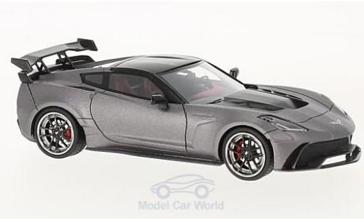 Miniature Chevrolet Corvette C7 1/43 GLM Widebody DarwinPRO Black Sails matt-grise/noire 2016 Chevrolet Corvette C7 1/43 GLM Widebody DarwinPRO Black Sails matt-grise/noire 2016 miniature