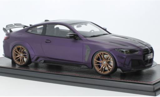 Miniature Bmw M4 1/18 GLM (G82) ByHumans Louisiana WBK mattviolette 2022 Bmw M4 1/18 GLM (G82) ByHumans Louisiana WBK mattviolette 2022 miniature