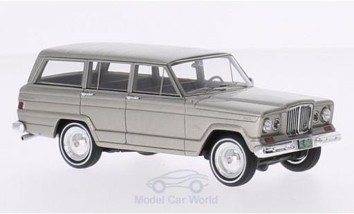 Miniature Jeep Wagoneer 1/43 GLM metallise beige 1962 Jeep Wagoneer 1/43 GLM metallise beige 1962 miniature