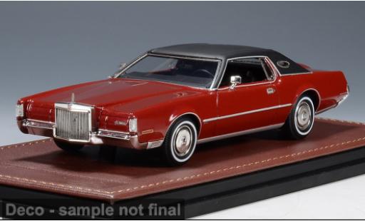 Miniature Lincoln Continental 1/43 GLM Mark IV rouge 1972 1:43 Lincoln Continental 1/43 GLM Mark IV rouge 1972 1:43 miniature