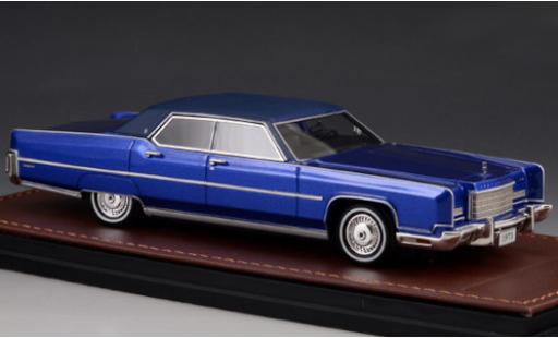 Miniature Lincoln Continental 1/43 GLM Town Car metallise bleue/matt-bleue 1973 Lincoln Continental 1/43 GLM Town Car metallise bleue/matt-bleue 1973 miniature