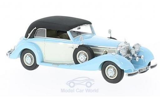 Miniature Mercedes 540 1/43 GLM K Cabriolet B bleue/blanche RHD 1937 geschlossen Mercedes 540 1/43 GLM K Cabriolet B bleue/blanche RHD 1937 geschlossen miniature