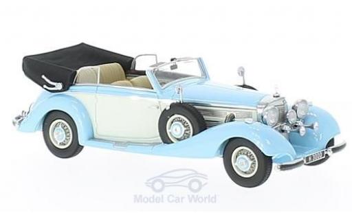 Miniature Mercedes 540 1/43 GLM K Cabriolet B bleue/blanche RHD 1937 offen Mercedes 540 1/43 GLM K Cabriolet B bleue/blanche RHD 1937 offen miniature