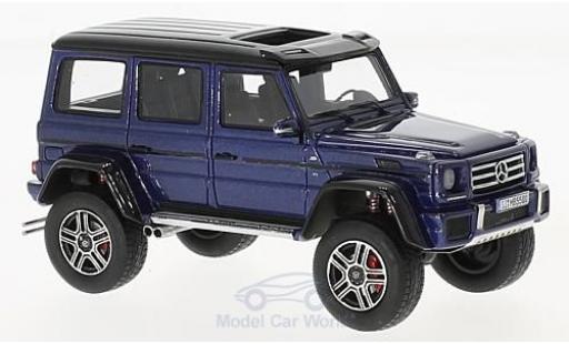Miniature Mercedes Classe G 1/43 GLM G550 4x4 metallise bleue/noire 2016 Mercedes Classe G 1/43 GLM G550 4x4 metallise bleue/noire 2016 miniature