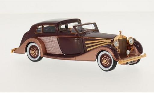 Miniature Rolls Royce Phantom 1/43 GLM III Freestone & Webb Sedanca de Ville rouge/kupfer RHD 1937 châssis #3CP38 Rolls Royce Phantom 1/43 GLM III Freestone & Webb Sedanca de Ville rouge/kupfer RHD 1937 châssis #3CP38 miniature