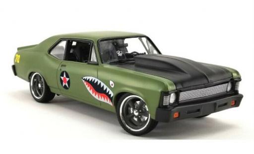 Miniature Chevrolet Nova 1/18 GMP Street Fighter oliv/Dekor Warhawk 1970 Chevrolet Nova 1/18 GMP Street Fighter oliv/Dekor Warhawk 1970 miniature