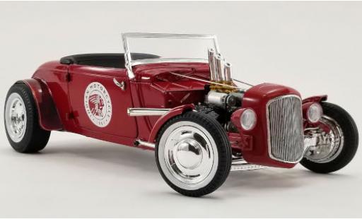 Miniature Ford Hot Rod 1/18 GMP Roadster rouge Indian Motorcycle 1934 Ford Hot Rod 1/18 GMP Roadster rouge Indian Motorcycle 1934 miniature
