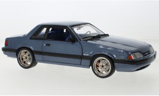 Miniature Ford Mustang 1/18 GMP 5.0 LX metallise bleu 1989 Ford Mustang 1/18 GMP 5.0 LX metallise bleu 1989 miniature
