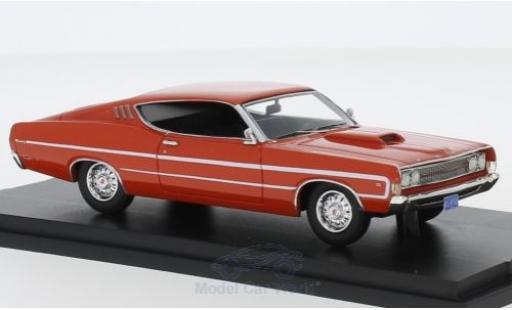 Miniature Ford Torino 1/43 Goldvarg Collections orange 1969 Ford Torino 1/43 Goldvarg Collections orange 1969 miniature