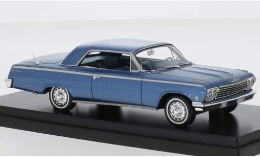 Miniature Chevrolet Impala 1/43 Goldvarg Collections SS Hardtop metallise bleue 1962 Chevrolet Impala 1/43 Goldvarg Collections SS Hardtop metallise bleue 1962 miniature