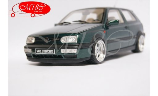 Volkswagen Golf VR6 1/18 Ottomobile synchro verte jantes OZ Racing 17 pouces miniature