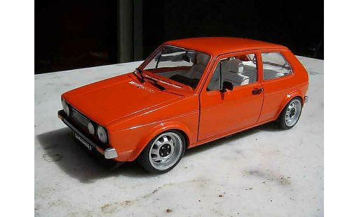 Volkswagen Golf GTI 1/18 Solido jantes ATS 15 pouces orange miniature