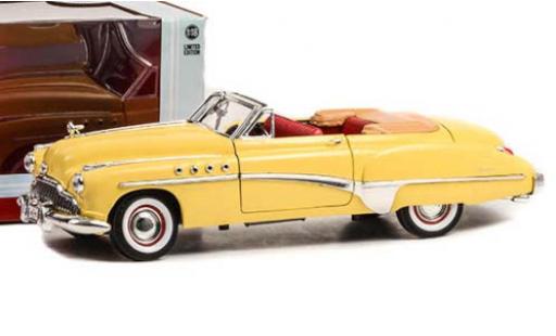 Miniature Buick Roadmaster 1/18 Greenlight Cabriolet jaune Rain Man 1949 Buick Roadmaster 1/18 Greenlight Cabriolet jaune Rain Man 1949 miniature