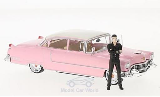 Miniature Cadillac Fleetwood 1/43 Greenlight Series 60 rose/blanche 1955 mit Figur Elvis Presley Cadillac Fleetwood 1/43 Greenlight Series 60 rose/blanche 1955 mit Figur Elvis Presley miniature