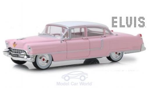 Miniature Cadillac Fleetwood 1/24 Greenlight Series 60 rose/blanche Elvis Presley 1955 Cadillac Fleetwood 1/24 Greenlight Series 60 rose/blanche Elvis Presley 1955 miniature