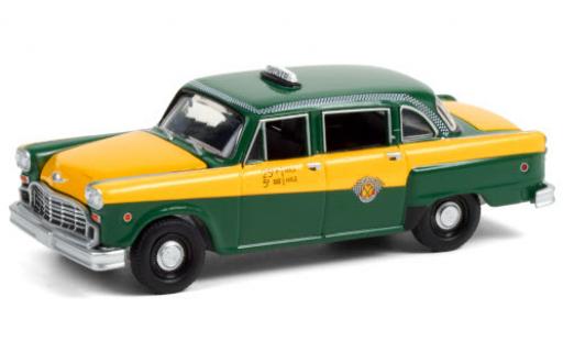 Miniature Checker Marathon 1/64 Greenlight A11 verte/jaune Special 1960 60 Years Checker Marathon 1/64 Greenlight A11 verte/jaune Special 1960 60 Years miniature