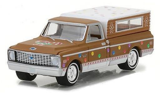 Miniature Chevrolet C-10 1/64 Greenlight marron/Dekor 1972 avec Camper S Chevrolet C-10 1/64 Greenlight marron/Dekor 1972 avec Camper S miniature