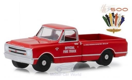 Miniature Chevrolet C-10 1/64 Greenlight Indianapolis 500 Official Fire Truck 1967 51th Indianapolis 500 Chevrolet C-10 1/64 Greenlight Indianapolis 500 Official Fire Truck 1967 51th Indianapolis 500 miniature