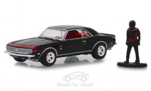 Miniature Chevrolet Camaro 1/64 Greenlight RS-SS noire 1968 mit Figur Chevrolet Camaro 1/64 Greenlight RS-SS noire 1968 mit Figur miniature