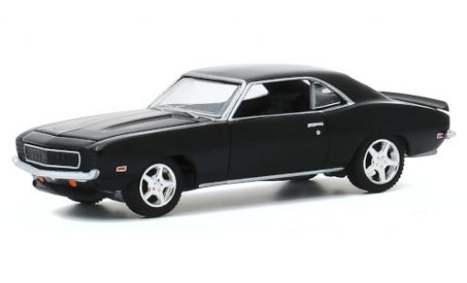 Miniature Chevrolet Camaro 1/64 Greenlight Tux noire 1969 Chevrolet Camaro 1/64 Greenlight Tux noire 1969 miniature