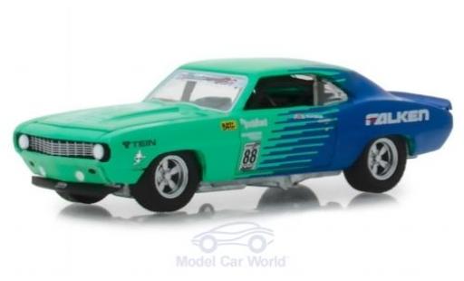 Miniature Chevrolet Camaro Z28 1/64 Greenlight Z/28 Falken 1969 Chevrolet Camaro Z28 1/64 Greenlight Z/28 Falken 1969 miniature