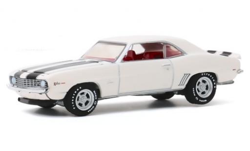 Miniature Chevrolet Camaro 1/64 Greenlight Z/28 blanche/noire 1969 Chevrolet Camaro 1/64 Greenlight Z/28 blanche/noire 1969 miniature