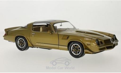 Miniature Chevrolet Camaro Z28 1/18 Greenlight Z28 gold/Dekor 1981 Chevrolet Camaro Z28 1/18 Greenlight Z28 gold/Dekor 1981 miniature