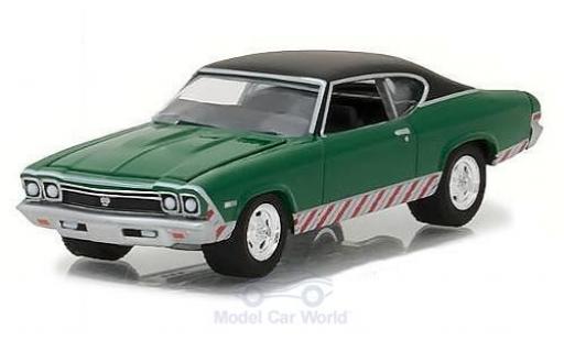 Miniature Chevrolet Chevelle 1/64 Greenlight SS verte/noire 1968 Chevrolet Chevelle 1/64 Greenlight SS verte/noire 1968 miniature