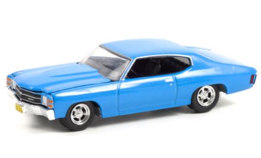Miniature Chevrolet Chevelle 1/64 Greenlight SS metallise bleue 1971 The Rookie (TV s�rie 2018 - jetzt) Chevrolet Chevelle 1/64 Greenlight SS metallise bleue 1971 The Rookie (TV s�rie 2018 - jetzt) miniature