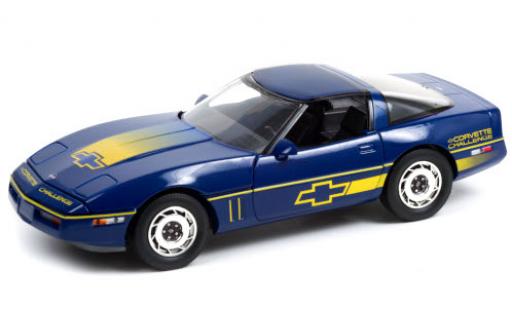 Miniature Chevrolet Corvette 1/18 Greenlight (C4) bleue/Dekor Challenge 1988 toit détachable Chevrolet Corvette 1/18 Greenlight (C4) bleue/Dekor Challenge 1988 toit détachable miniature