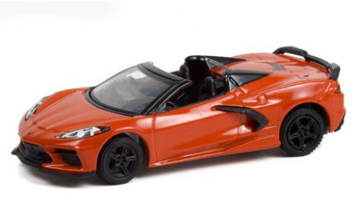 Miniature Chevrolet Corvette 1/64 Greenlight Stingray Cabriolet metallise orange 2021 Chevrolet Corvette 1/64 Greenlight Stingray Cabriolet metallise orange 2021 miniature