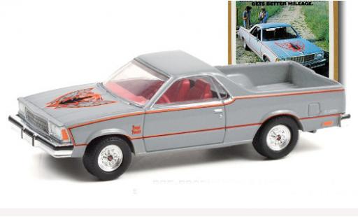 Miniature Chevrolet El Camino 1/64 Greenlight grise/Dekor 1980 Chevrolet El Camino 1/64 Greenlight grise/Dekor 1980 miniature