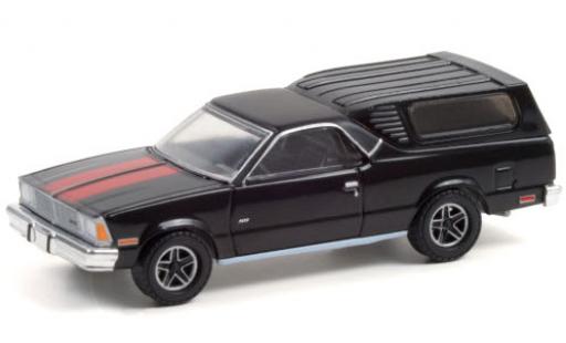 Miniature Chevrolet El Camino 1/64 Greenlight SS noire/rouge 1981 mit Campingaufbau Chevrolet El Camino 1/64 Greenlight SS noire/rouge 1981 mit Campingaufbau miniature