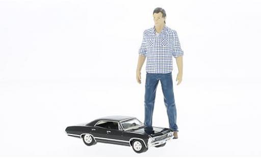 Miniature Chevrolet Impala 1/18 Greenlight Sport Sedan Supernatural avec Sam figurine in 1:18 Chevrolet Impala 1/18 Greenlight Sport Sedan Supernatural avec Sam figurine in 1:18 miniature