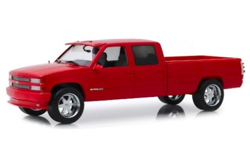Miniature Chevrolet Silverado 1/18 Greenlight 3500 Crew Cab Custom rouge 1997 Chevrolet Silverado 1/18 Greenlight 3500 Crew Cab Custom rouge 1997 miniature